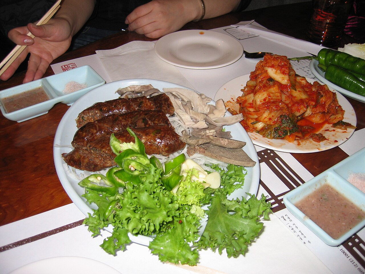 중앙시장 오징어순대